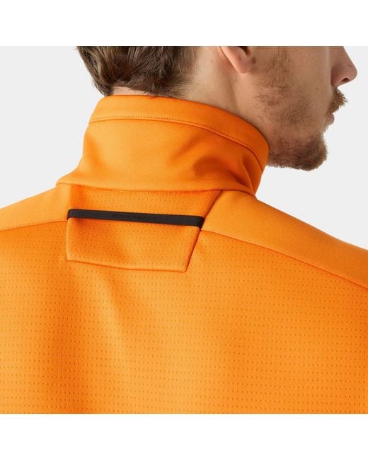 Helly Hansen Orange Hp Fleece Jacket for men