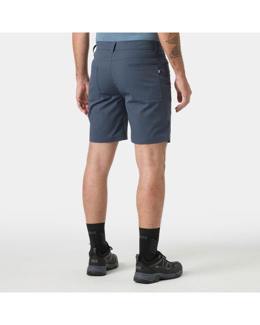 Helly Hansen Blue Holmen 5 Pocket Shorts for men