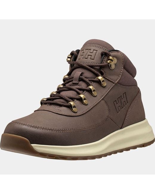Helly Hansen Brown Forest Evo Leather Shoes for men