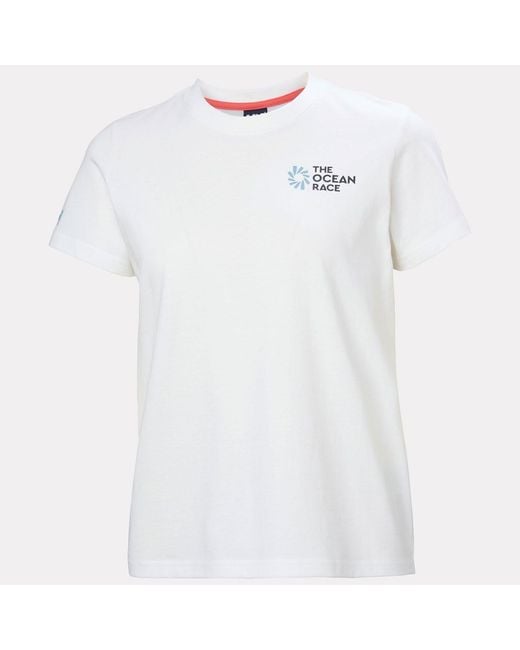 Helly Hansen White The Ocean Race T-Shirt