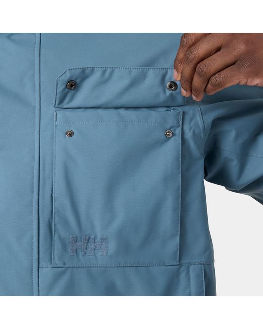 Helly Hansen Blue Escape Rain Jacket for men