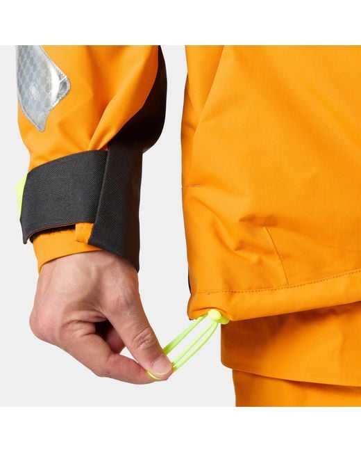 Helly Hansen Orange Skagen Offshore Sailing Jacket for men
