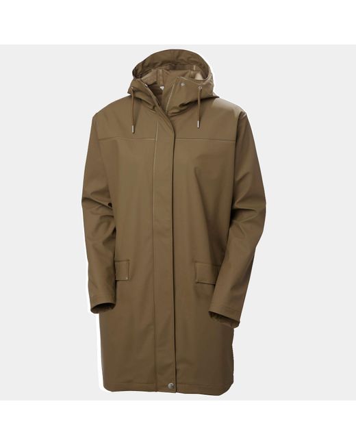 Moss Raincoat Mujer Helly Hansen de color Green