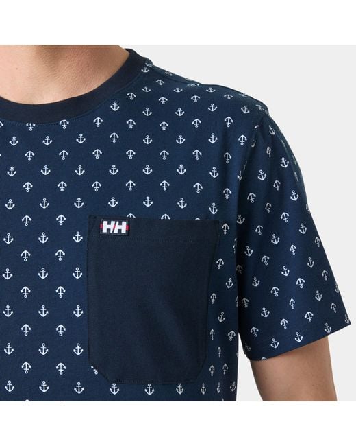 Helly Hansen Blue Hudson T-Shirt for men