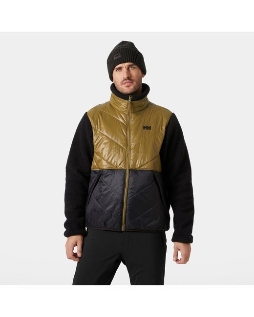 Helly Hansen Black Village Hybrid Jacket for men