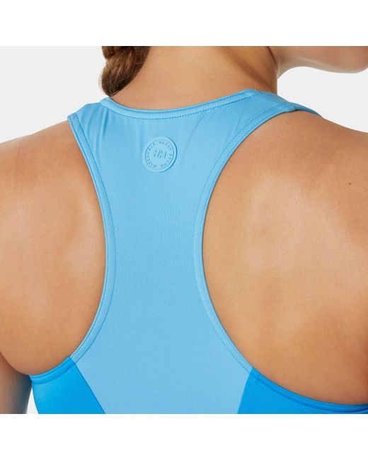 Helly Hansen Blue Hydropower Cropped Top