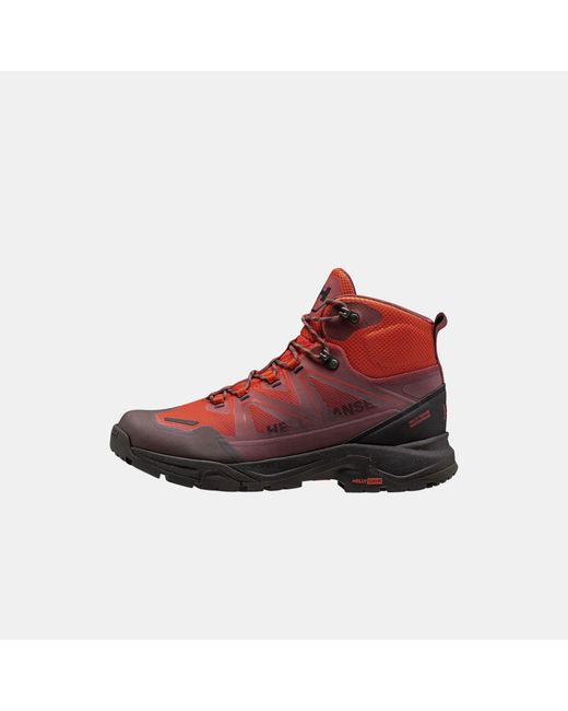 Helly Hansen Red Cascade Mid Low-cut Helly Tech Boots
