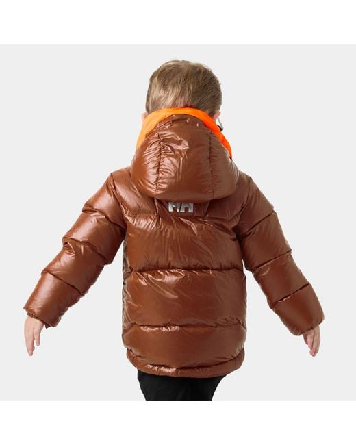 Helly Hansen Brown Kids' Isfjord Down Winter Jacket