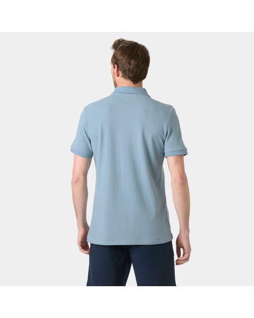 Helly Hansen Blue Toulon Graphic Polo for men