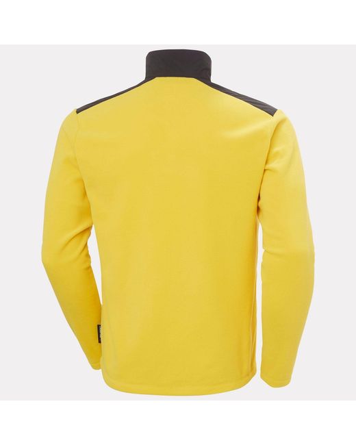 Helly Hansen Yellow Daybreaker Block Microfleece Jacket for men