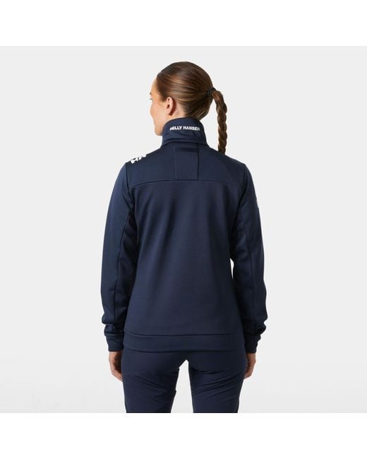 Helly Hansen Blue Crew Smooth Slickface Fleece Jacket