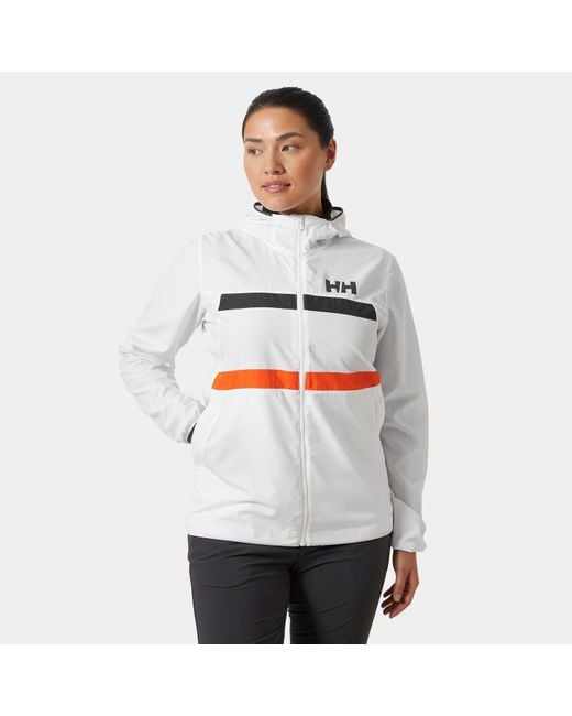 Helly Hansen Gray Salt Stripe Windbreaker