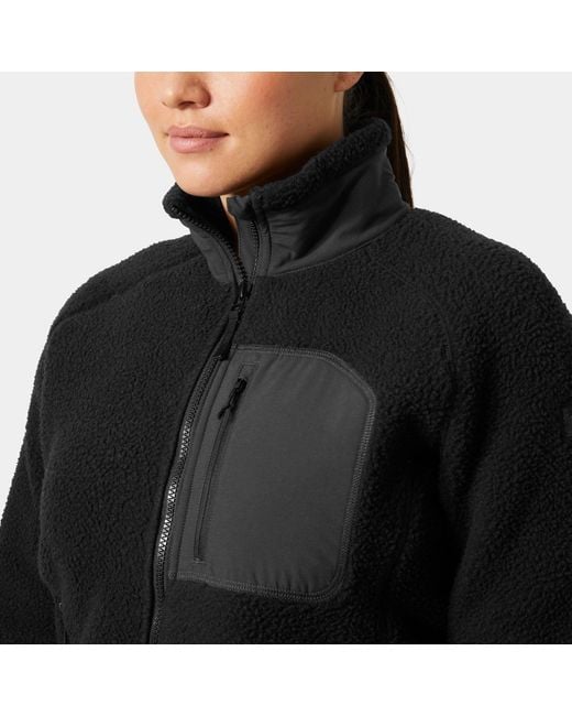 Helly Hansen Black Imperial Pile Fleece Block Jacket
