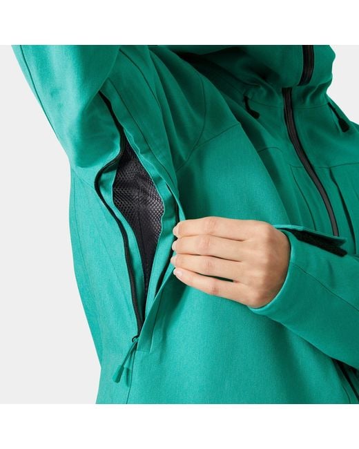 Helly Hansen Blue Powderqueen 3.0 Durable Ski Jacket