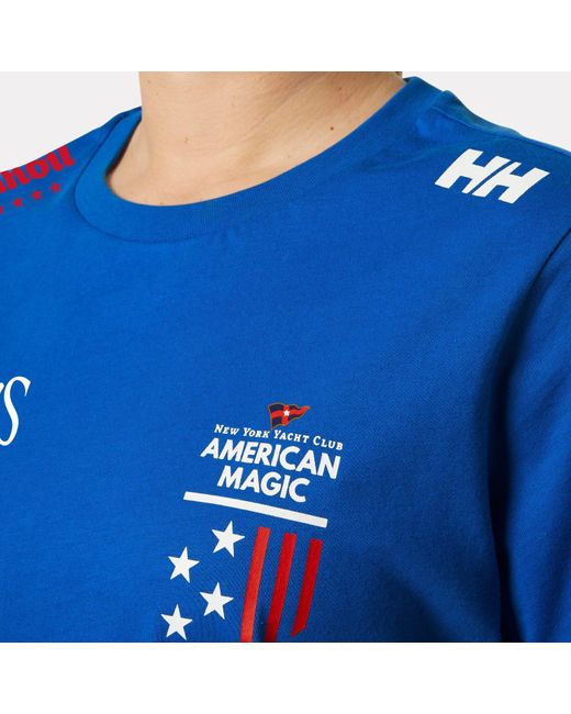 Helly Hansen Blue American Magic Cotton T-Shirt