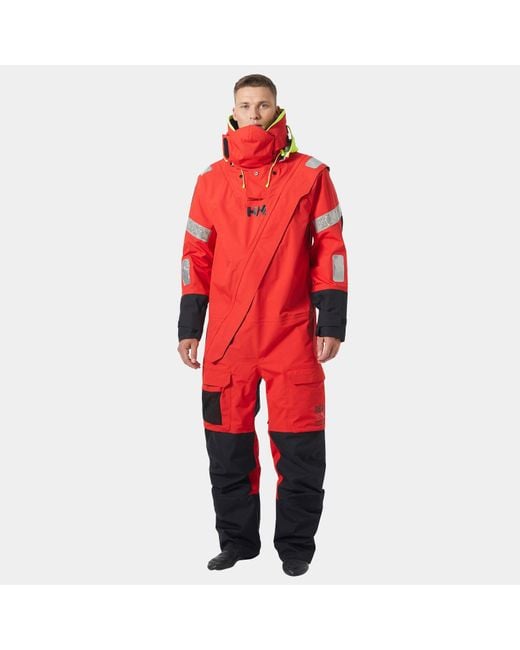 Helly Hansen Red Aegir Ocean Dry Suit 2.0 for men