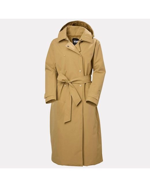 Helly Hansen Metallic Avenue Insulated Long Trench Coat