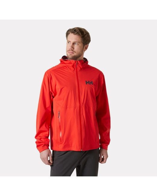 Helly Hansen Red Momentum 3-Layer Stretch Jacket for men