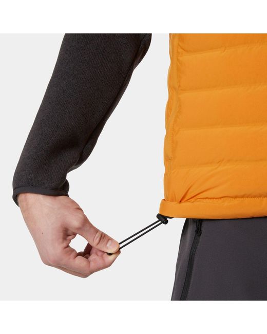 Helly Hansen Orange Arctic Ocean Hybrid Insulator Jacket for men