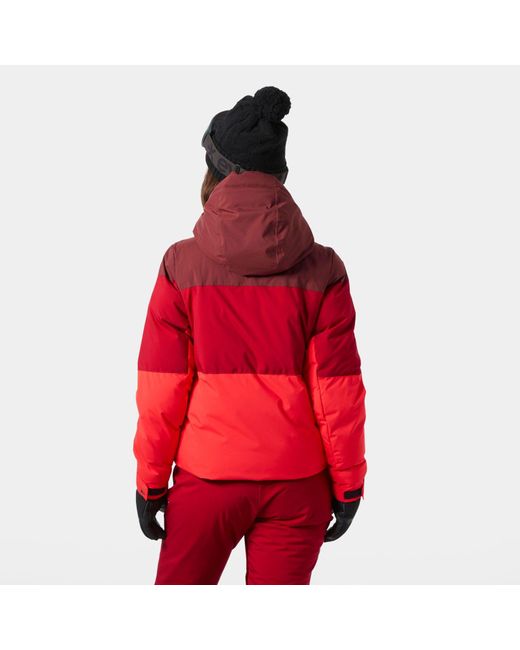 Helly Hansen Nora Short Puffy Ski Jacket Red