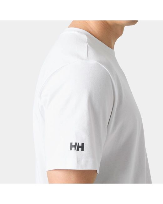 Helly Hansen White Crew T-Shirt 2.0 for men