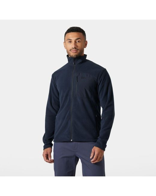 Helly Hansen Blue Daybreaker Block Microfleece Jacket for men