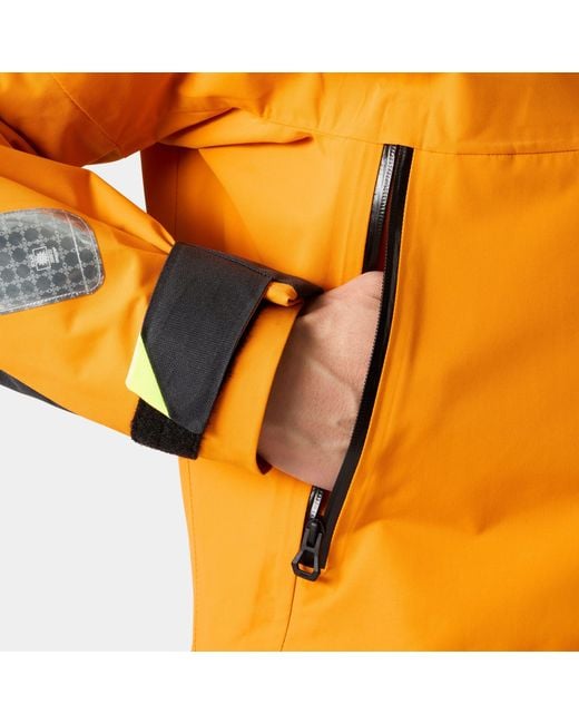 Helly Hansen Orange Skagen Offshore Sailing Jacket for men