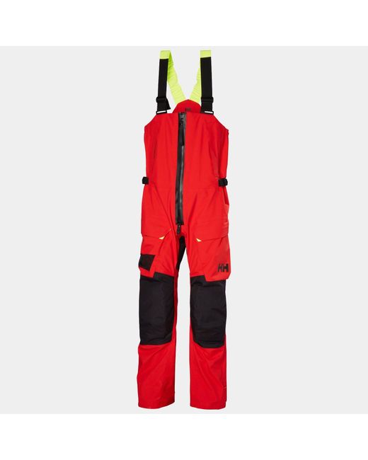 Helly Hansen Red Aegir Ocean Bib 2.0 for men