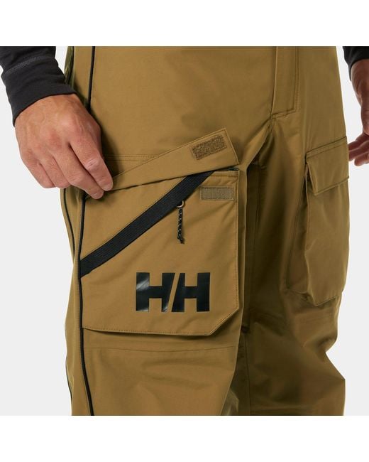 Helly Hansen Green Ullr D Bib Shell Pants for men