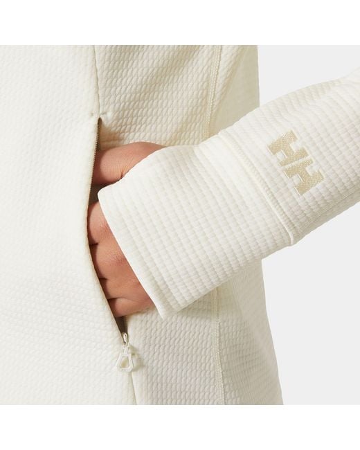 Helly Hansen White Evolved Air Hooded Midlayer