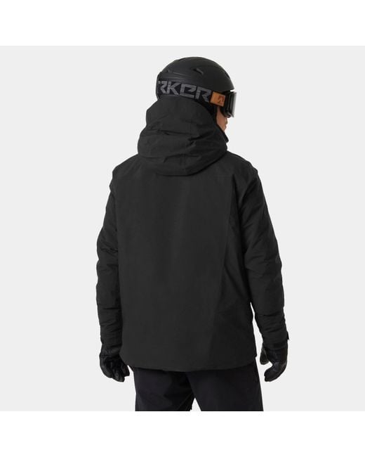 Helly Hansen Black Kvitfjell Infinity Down Ski Jacket for men