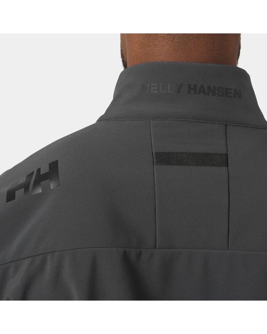 Helly Hansen Gray Crew Softshell 2.0 Jacket for men
