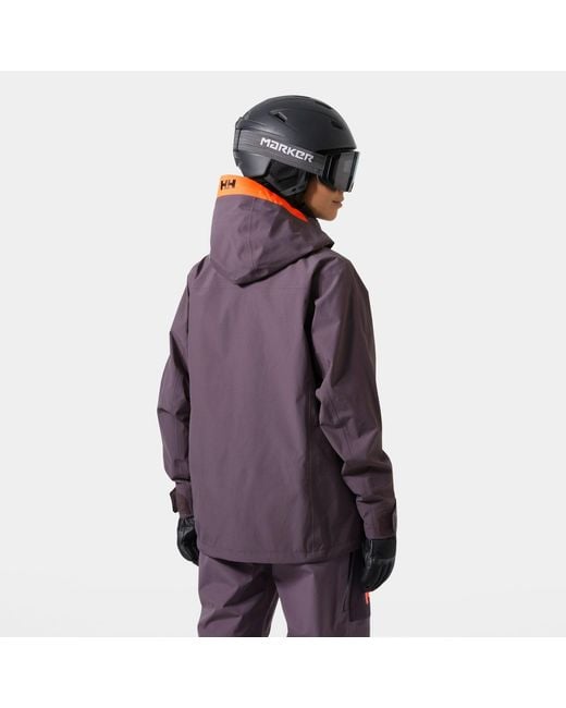 Helly Hansen Purple Sogn Shell Jacket