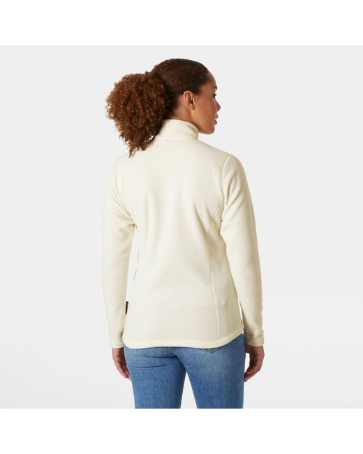Helly Hansen White Daybreaker 1/2 Zip Light Fleece