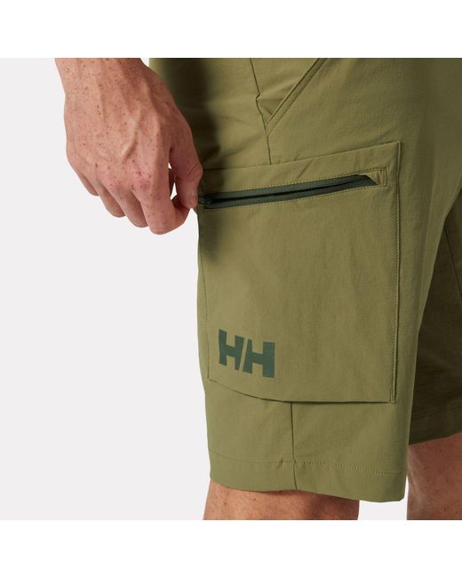 Helly Hansen Green Brono Softshell Shorts for men