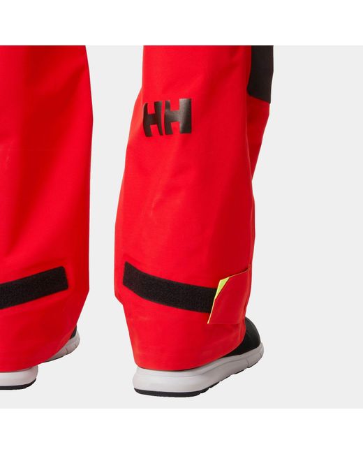 Helly Hansen Red Aegir Ocean Bib 2.0 for men
