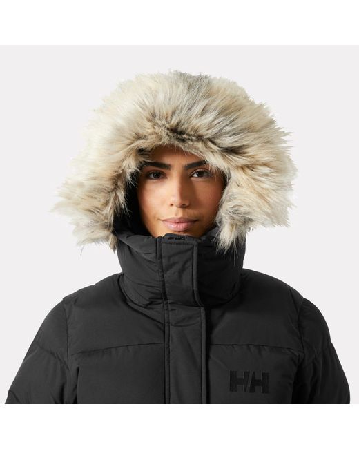 Aria Long Parka Mujer Helly Hansen de color Black