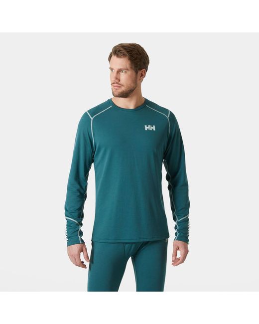 Helly Hansen Green Lifa Active Crew Warm Base Layer for men