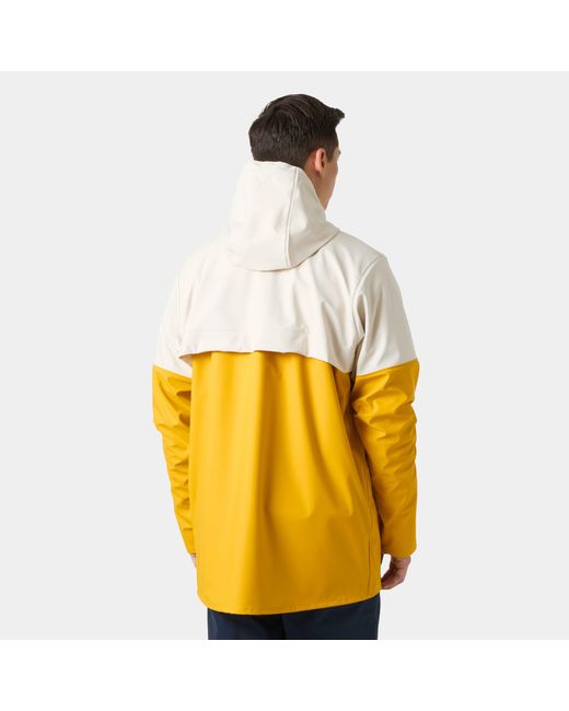Helly Hansen Yellow Moss Block Coat for men