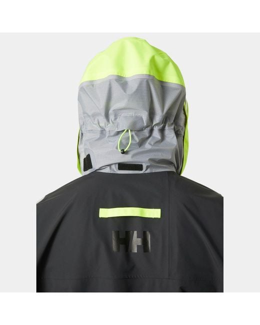Helly Hansen Black Aegir Race Sailing Jacket 2.0 for men