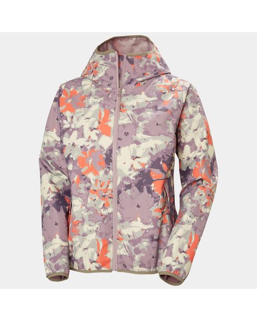 Helly Hansen Red Graphic Rain Jacket