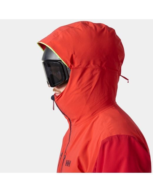 Helly Hansen Red Kvitfjell Race Insulated Ski Jacket for men