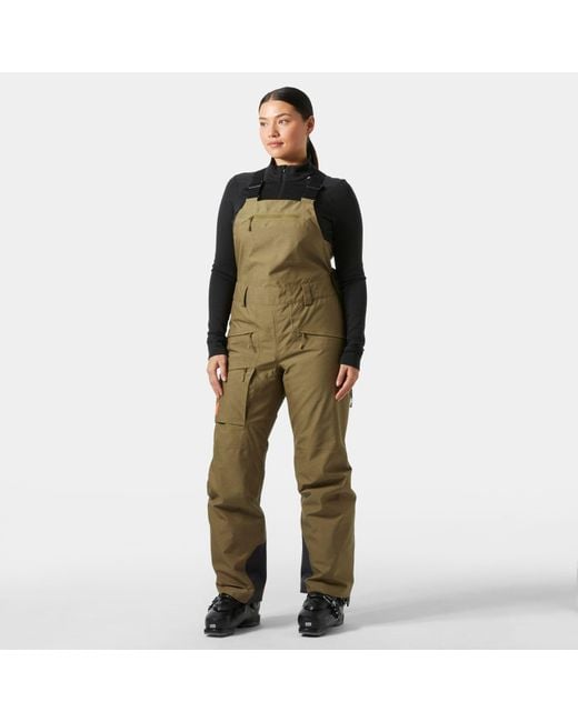 Powderqueen Bib Pants 2.0 Mujer Helly Hansen de hombre de color Green