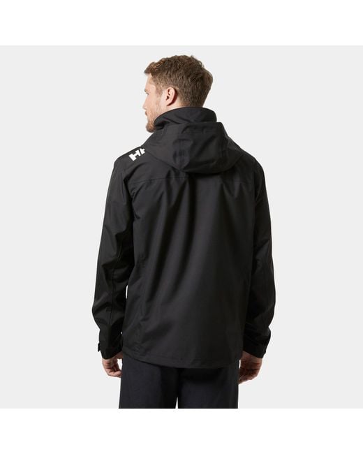 Helly Hansen Black Crew Hooded Jacket 2.0 for men