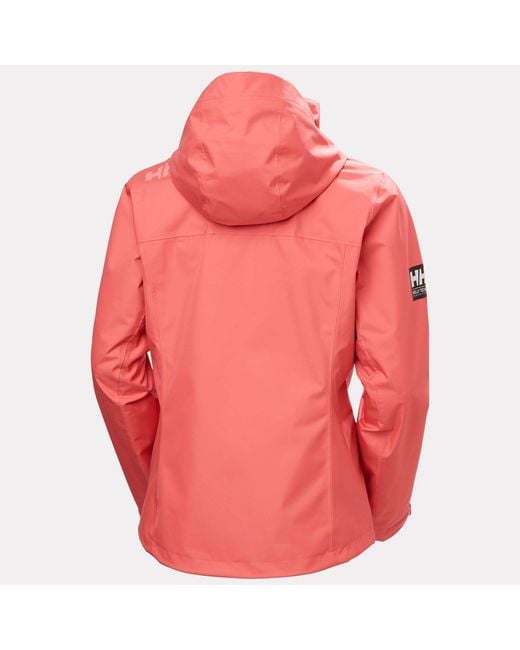 Crew Hooded Giacca Da Vela 2.0 Rosa di Helly Hansen in Red