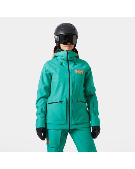 Helly Hansen Blue Powderqueen 3.0 Durable Ski Jacket