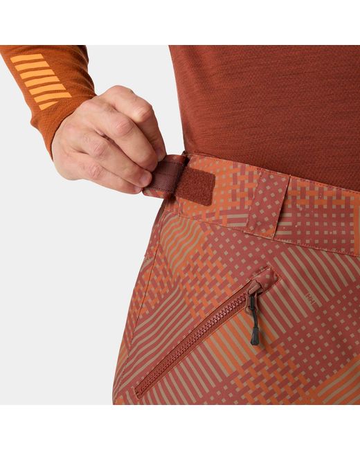 Helly Hansen Brown Sogn Insulated Cargo Ski Pants for men