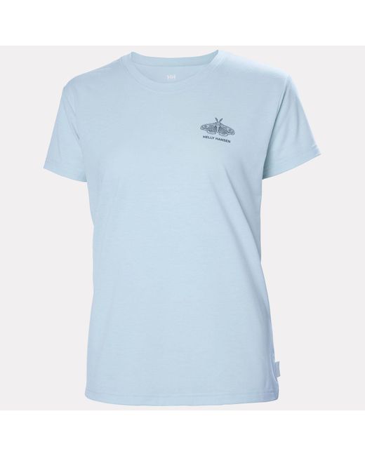 Helly Hansen Blue Skog Recycled Graphic Jersey Tshirt