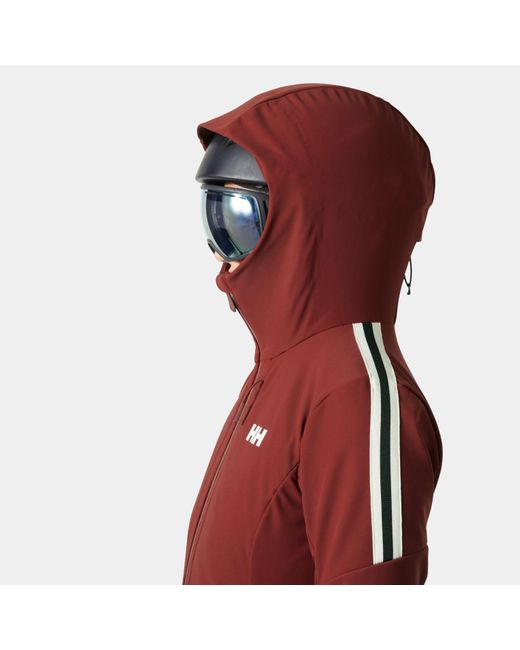 Helly Hansen Red Avanti 3-In-1 Softshell Ski Jacket for men