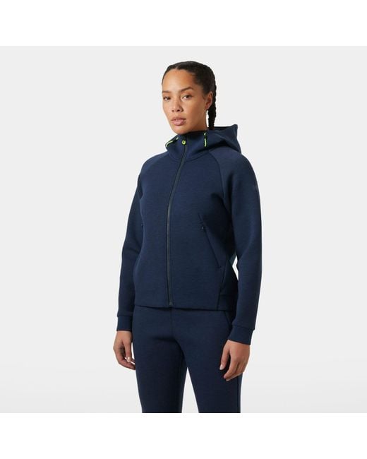 Helly Hansen Blue Hp Ocean Full-Zip Short Jacket